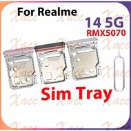 For Realme 14 5G RMX5070 SIM Card Tray Slot Holder Phone Replacement Installation
