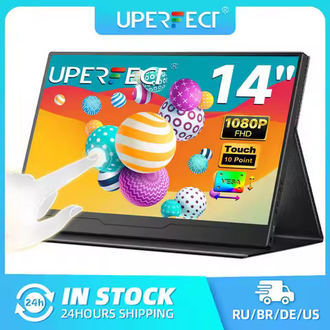 UPERFECT 14" Touch Screen Portable Monitor 1080P Gaming Computer Expand Display HDMI Type-c For XBox