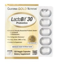 (30B-120) California Gold Nutrition, LactoBif 30 Probiotics, 30 Billion CFU, 120 Veggie Capsules bes