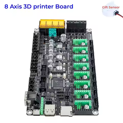 MKS Monster8 v2 motherboard 32 Bit Monster controller mainboard 3D printer 8 axis control card for V