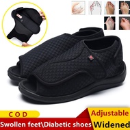 Men & Women Diabetes Edema Slippers Wide Toe Sandals Suitable Orthopedic Shoes