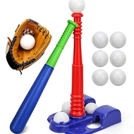 TOY Life Tball T Ball Set for Kids 3-5 Tball Set for Kids 5-8 Tee Ball Bat Toddler Baseball Tee Ball