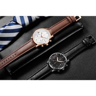 Reward Watch Waterproof Business Men's Watch Casual Leather Watch