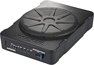KICKER 51HS10 Hideaway Compact Powered Subwoofer, 10-Inch