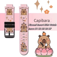 【ready stock】Capybara silicone Strap For Xiaomi Smart Kids Watch Strap For Imoo Z1 Z2 Z5 Z6 Z7 Strap