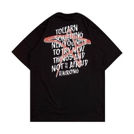 Oversize Poeticluzien  T-shirt Wrong UnisexS-5XL