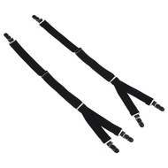 MACTEAM Shirt Stays Garter Belt Suspenders Elastic Shirt HolderAdjustable Sock Suspender VN