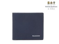 【寧寧精品*台中專賣店】Kinloch Anderson金安德森授權台中店【超薄無拉鍊防刮真皮短皮夾 暗夜藍】851-1