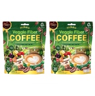 (2ห่อ)Mikeo coffee cocoa Veggie fiber กาแฟ มิเกว สูตรใหม่ กาแฟผัก กาแฟโสมและโกโก้