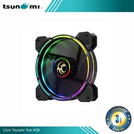 ถูกที่สุด!!! FAN CASE 12cm Tsunami Tron RGB ##ที่ชาร์จ อุปกรณ์คอม ไร้สาย หูฟัง เคส Airpodss ลำโพง Wireless Bluetooth คอมพิวเตอร์ USB ปลั๊ก เมาท์ HDMI สายคอมพิวเตอร์