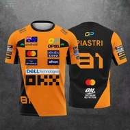 2026 Summer Quick-Dry Sports T-Shirt - McLaren Team Lando Norris's Racing Gear Style Breathable T-Sh