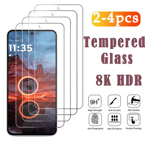 2 to 4Pcs Screen Protector for Motorola ThinkPhone 25 Moto G60 50 G30 G20 G10 HD Tempered Glass for 