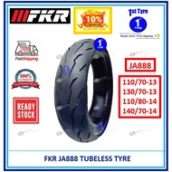 TAYAR FKR MOTORCYCLE TYRE JA888 110/70-13, 130/70-13, 110/80-14, 140/70-14 TUBELESS TYRE FOR YAMAHA 