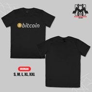 Bitcoin Logo T-Shirt Custom T-Shirt Bitcoint Coin T-Shirt/ Work T-Shirt/ Work T-Shirt/