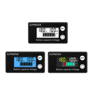 DC 8V-100V Battery Voltmeter Capacity Indicator 12V 36V 48V 72V Lead Acid Lithium LiFePO4 Car Motorc