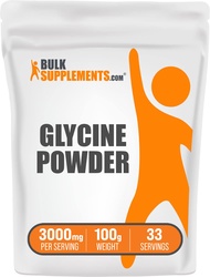 com Glycine Powder - L-Glycine Powder, Glycine Supplements, Glycine 3000mg - Glycine Amino Acid, Pur