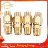 [Hot-Sale] 4 PCS Brass Pneumatic Fitting Rigid,Solid Brass Reusable Air Hose Splicer Replacement Parts Gold for 1/4-Inch ID Hose X 1/4-Inch NPT