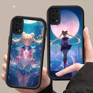 AA-25 Sailor Moon Shockproof Casing for OPPO Reno 4 5 6 Find X3 Lite Realme C65 Narzo N53 N63