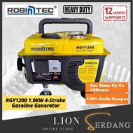ROBINTEC/EUROX RGY1200 1000Watt Heavy Duty Gasoline Generator 4-stroke - 6 MONTH  Warranty -