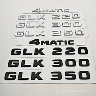 3D ABS Car Sticker Logo GLK220 GLK300 GLK350 Rear Trunk Letters Badge Emblem For Mercedes Benz GLK S