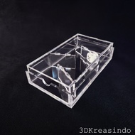 Compact Dice Tower Acrylic Transparent | Foldable Board Game Dice Beater - S3D