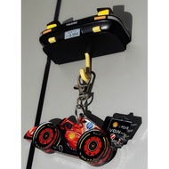 New Taipei F1 Merchandise Car Keychain Collection Backpack Pendant F1 Red Bull F1 White F1 Ferrari C