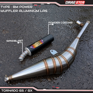 knalpot tornado gs - tornado gx BM POWER original DRAGSTER