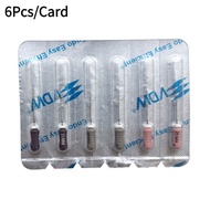 6Pcs/Card Easy Efficient VDW  Files VDW  C PILOT Files Stainless Steel VDW C 25mm