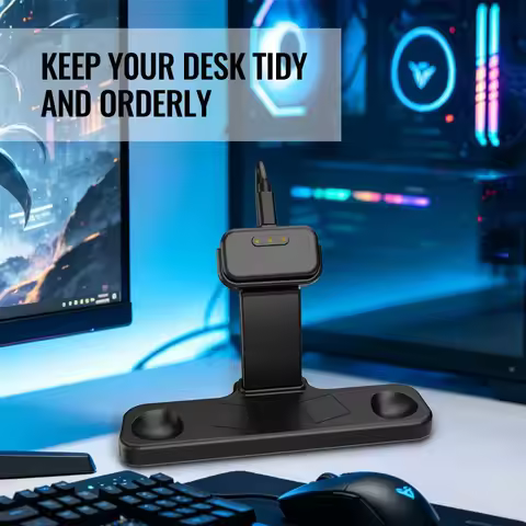 Universal Magnetic Charging Dock&Desktop Stand for Steam Controller 2026 Desktop Display Holder Orga