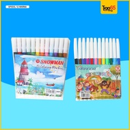 12 Color Marker Set / Coloring Marker / Colorful Marker / Snowman Marker / Amanda Marker