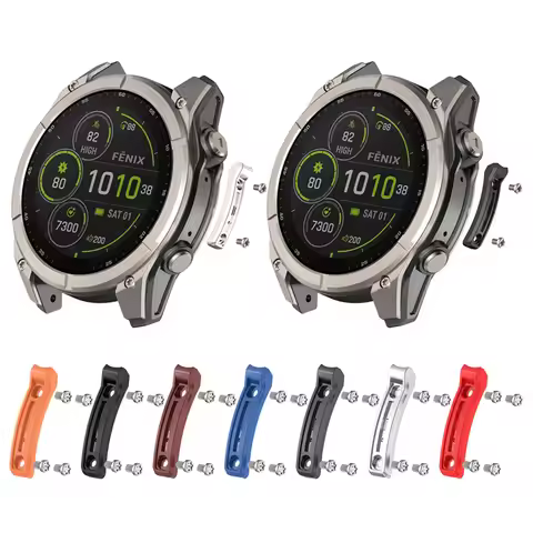 Bumper strip For GARMIN Fenix 8 / Tactix 8 / Quatix 8 Watch Side Bumper Guard Alloy Protector Access