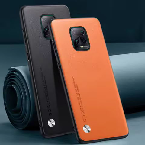 Luxury PU Leather Case For Xiaomi Redmi Note 9 Pro Max Back Cover TPU Silicone Protection Phone Case