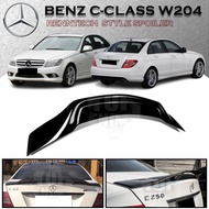 MERCEDES BENZ C-CLASS W204 2007-2013 RENNTECH SPOILER DUCKTAIL W204 R LOOK REAR TRUNK SPOILER BENZ C
