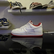 NIKE AIR FORCE 1 WHITE UNIVERSITY RED