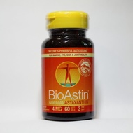 ของแท้ BioAstin ไบโอแอสติน ผลิตภัณฑ์อาหารเสริมสกัดจากสาหร่ายแดง บรรจุ 60 แคปซูล
