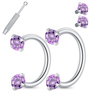 Nose Rings 16G For Women Men Horseshoe Hoops Septum Lip Eyebrow Helix Daith Ear Nose Piercings