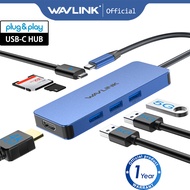 Wavlink Aluminum USB C HUB With 4K HDMI 3* 5Gbps USB SD Card PD100W