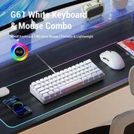 60% Gaming Keyboard, Numeric Keypad And Mouse Set. The Mini Gaming Keyboard Has 61 Keys And Features