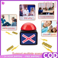 Game Answer Buzzer Alarm Button with Sound Light Trivia Quiz Got Answer Buzzer Alarm Button/J091