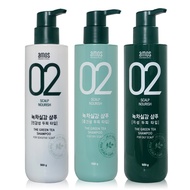 [AMORE PACIFIC] Amos Scalp 02 / Feel the GREEN TEA Shampoo 500ml