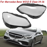 For Mercedes-Benz E-Class W212 E200 E260 E280 E300 E350 2014-2015 Headlamp Headlight Lens Cover Tran
