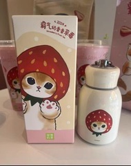 奈雪 mofusand 保溫杯  再送貓咪粉紅袋 只有一套 現貨