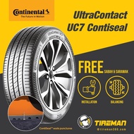 Continental Ultra Contact 7 UC7 16 17 18 Contiseal Inch Tayar Tire (FREE INSTALLATION/Delivery) KL S