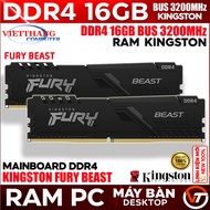 Kingston Fury Beast Black DDR4 Computer Ram 16GB 3200MHz (1x16GB) Heatsink New 100% Genuine Zinc