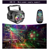 USB Powered Party LED Lights DJ Disco Lights Remote Control Stage Lamp
