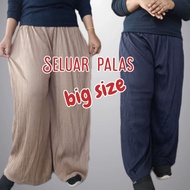 SELUAR PLUS SIZE PLEATED   {8828-0}