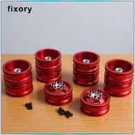 fixory Aluminum Wheel Hub Complete Kit Increases Strength for WPL B16 B36 Silver