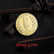 【TI hot】 John Wick Continental Hotel Gold Coin Collecting Coins Cosplay Props High Quality