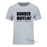 Dunder Mifflin Men's T-Shirt The Office TV Show Costume Streetwear Harajuku High Quality Funny T Shi
