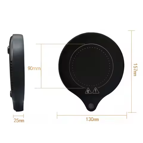 US Plug Smart 200W Cup Heater Mug Warmer 50-100°C Hot Tea Maker Warmer Coaster Cup Heaters Coffee Mi